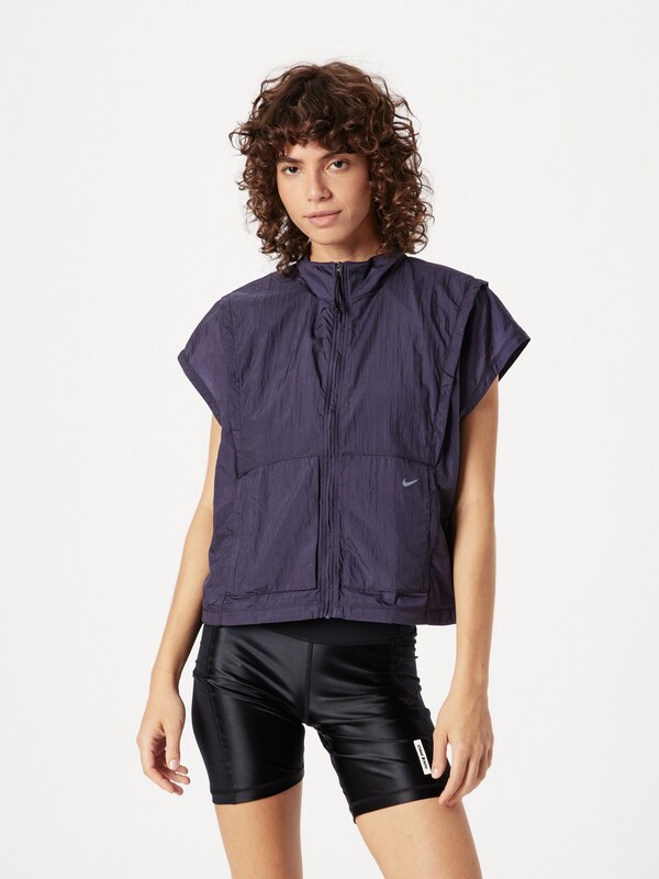 NIKE Sportdzseki világosszürke / fekete