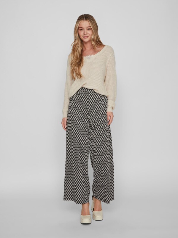 VILA Pulóver 'Debra' gyapjúfehér