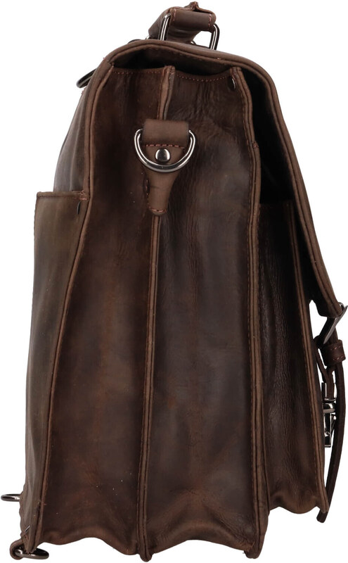 Férfi bőr aktatáska Greenwood Celestin - barna