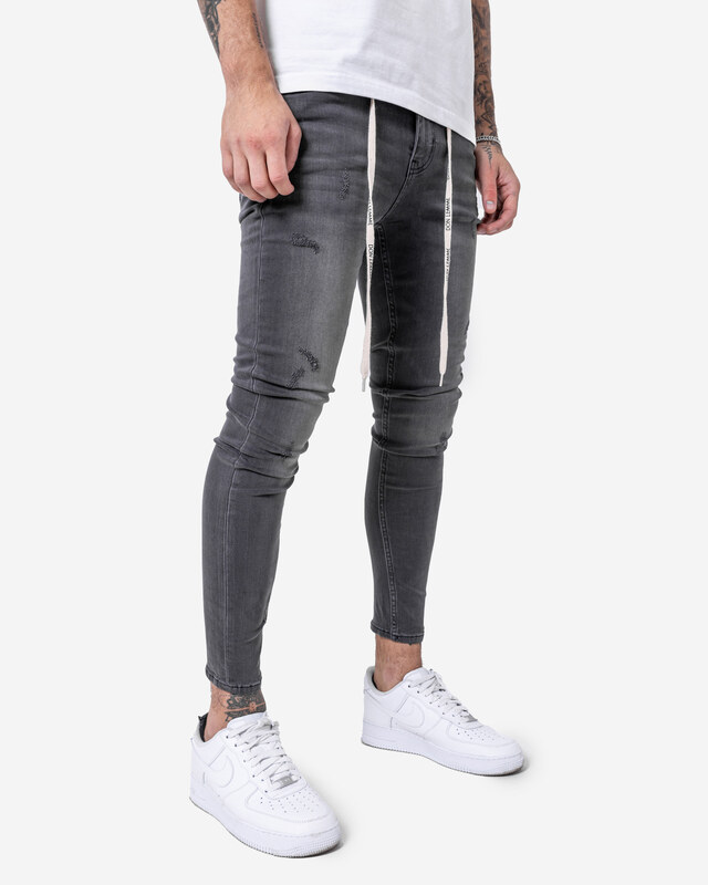 Don Lemme Farmernadrág Shabby - grey