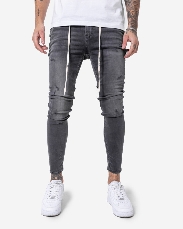 Don Lemme Farmernadrág Shabby - grey