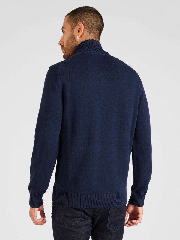 GANT Pulóver tengerészkék / burgundi vörös / fehér