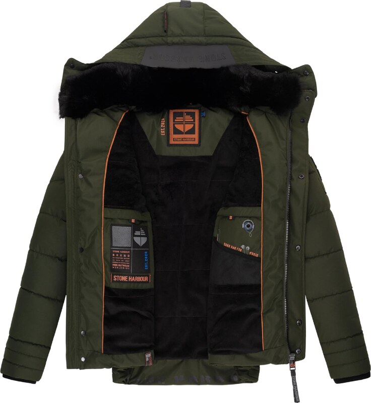 STONE HARBOUR Téli dzseki 'Witaas' zöld / olíva