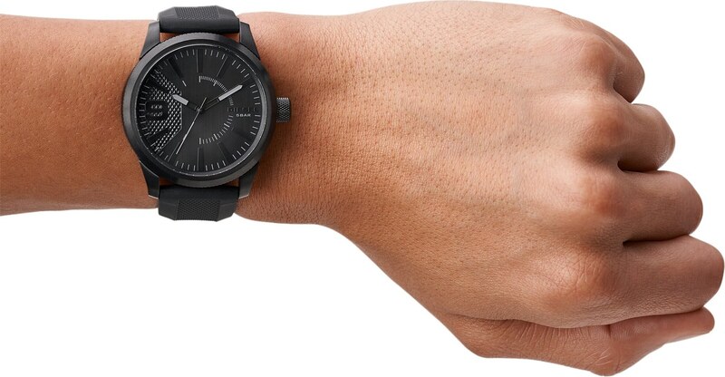 DIESEL Analóg órák szürke / fekete