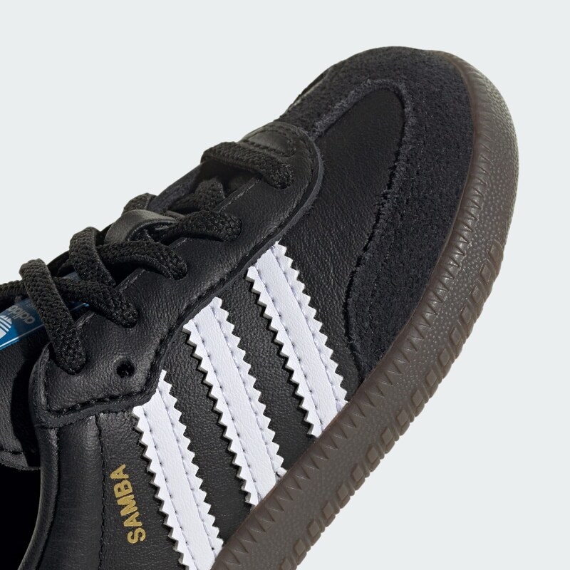 ADIDAS ORIGINALS Sportcipő 'Samba' fekete / fehér