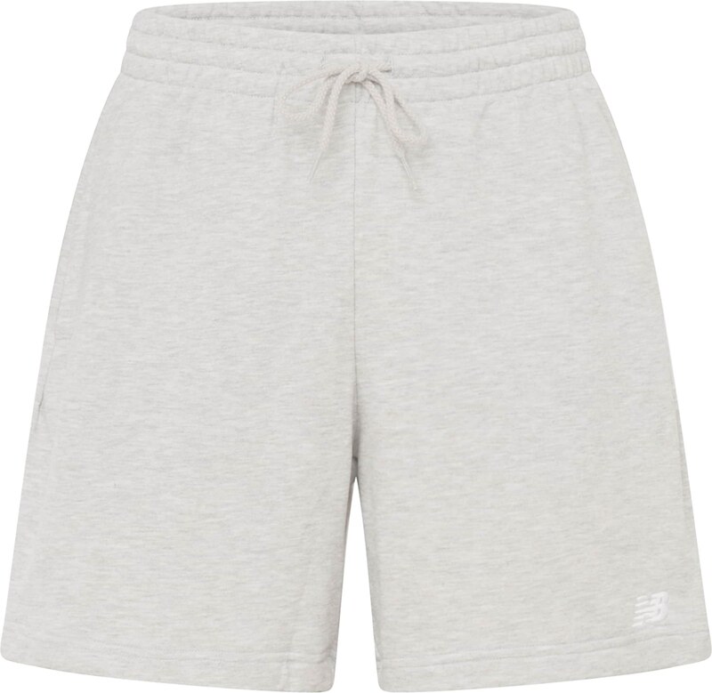 new balance Nadrág 'Essentials' szürke melír / fehér