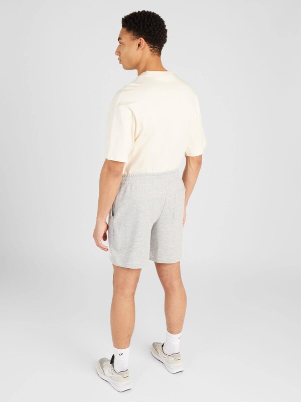 new balance Nadrág 'Essentials' szürke melír / fehér