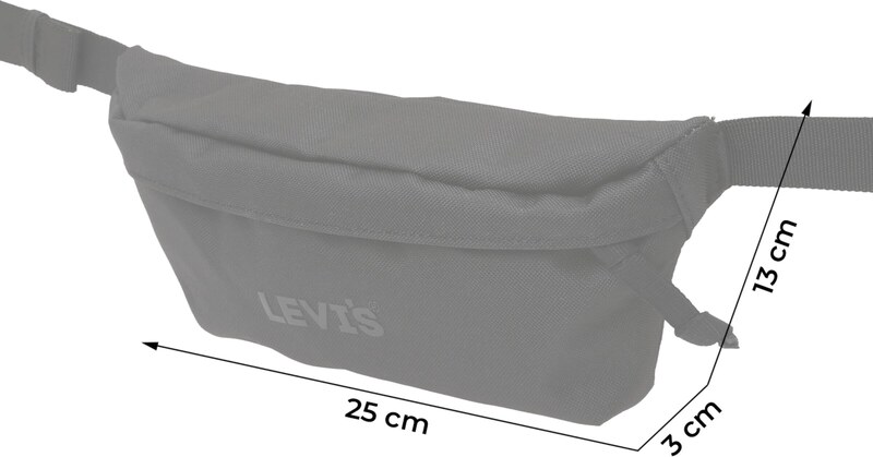 LEVI'S  Övtáska 'Levi's Headline Logo Small Banana Sling Bag' piros / fekete