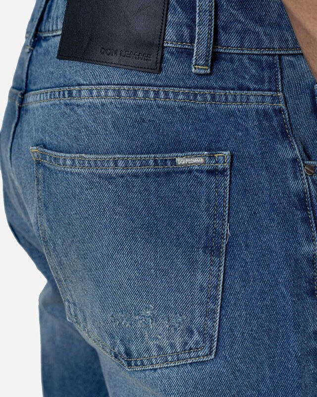 Don Lemme Férfi straight fit farmer Splatter - washed blue