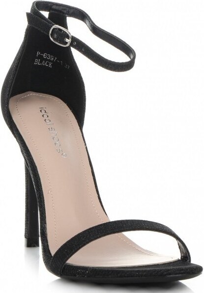 női szandál Ideal Shoes fekete P-6397-1