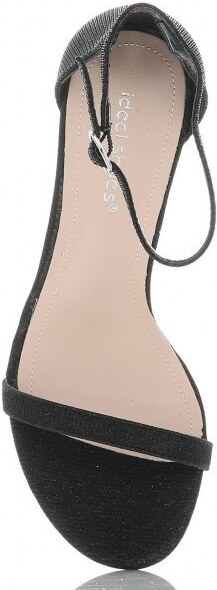 női szandál Ideal Shoes fekete P-6397-1