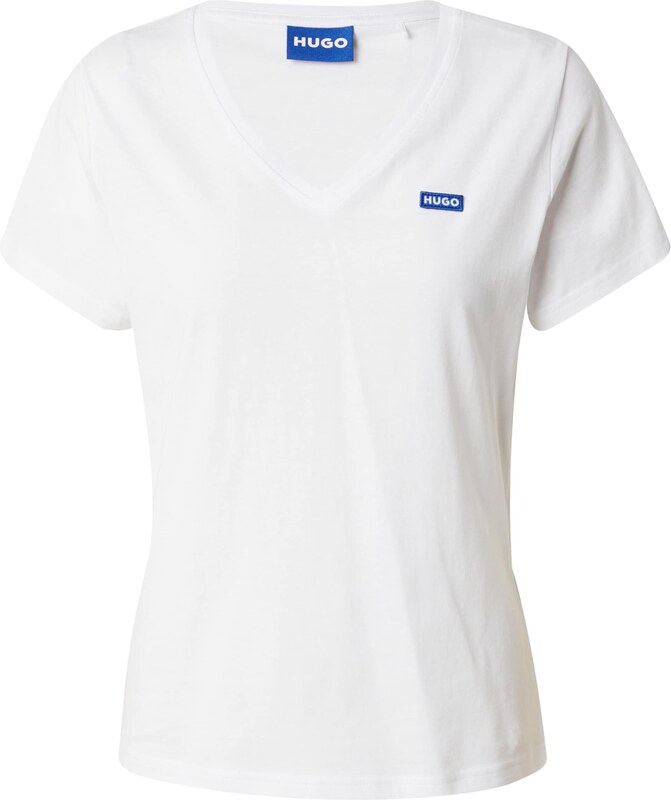 HUGO Póló 'Classic' kék / fehér