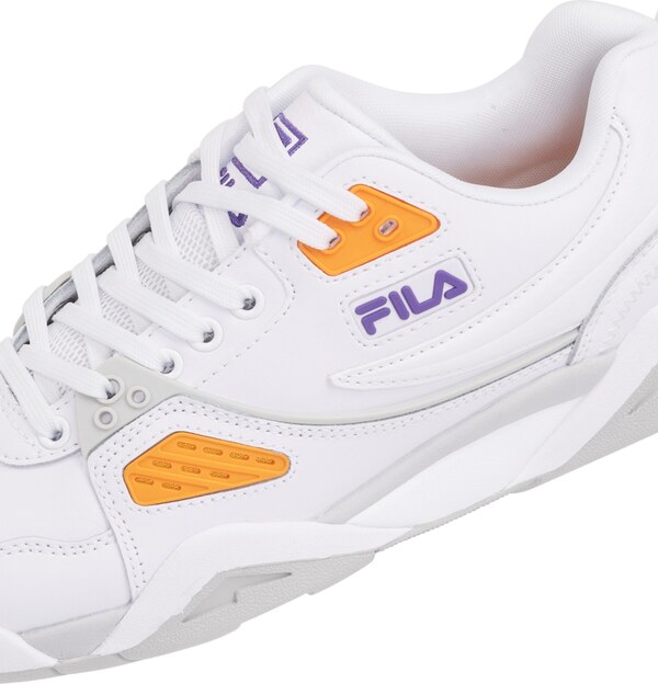 FILA Rövid szárú sportcipők 'CASIM' sötétsárga / szürke / ibolyakék / fehér