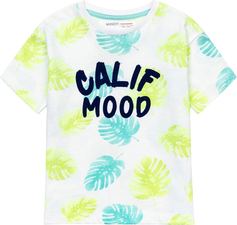 MINOTI Póló tengerészkék / neonkék / világoszöld / fekete