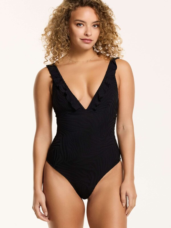 Shiwi Fürdőruhák 'RUFFLE' fekete