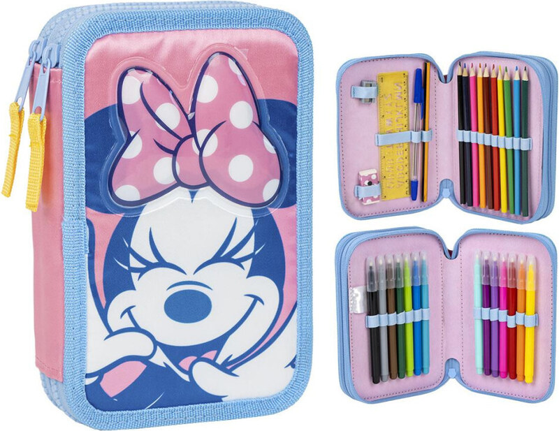 CERDÁ Minnie egér Laugh tolltartó töltött 2 emeletes