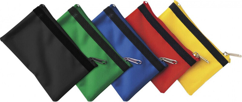 Ismeretlen Kulcstartó cipzáras tartóval, kék