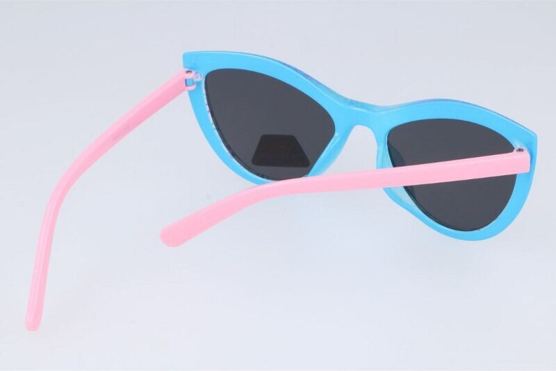 Polarzone Kék gyerek macskaszem polarizált napszemüveg "Lolly" (5-8 év)