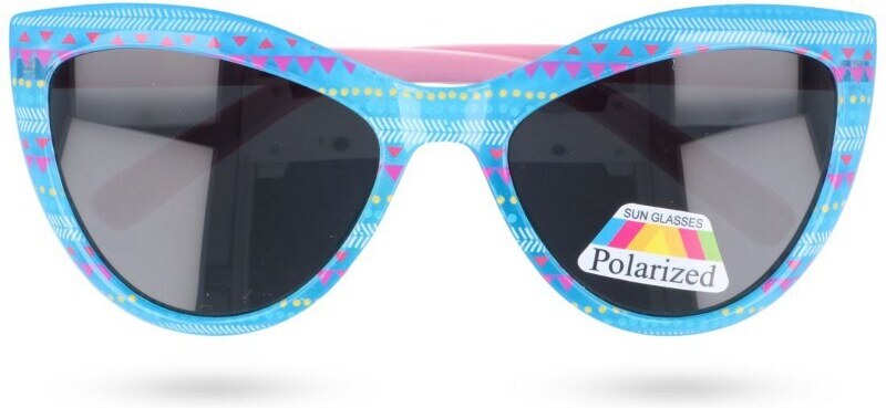 Polarzone Kék gyerek macskaszem polarizált napszemüveg "Lolly" (5-8 év)