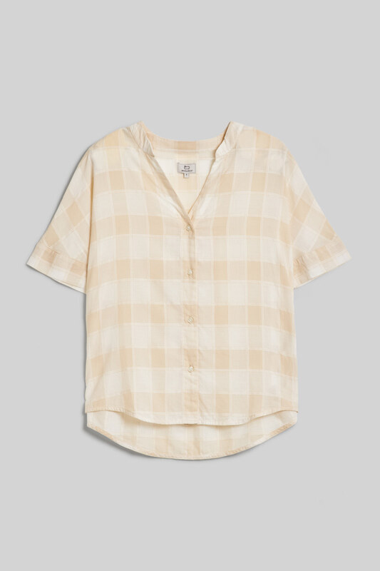 ING WOOLRICH CHECK VOILE SHIRT