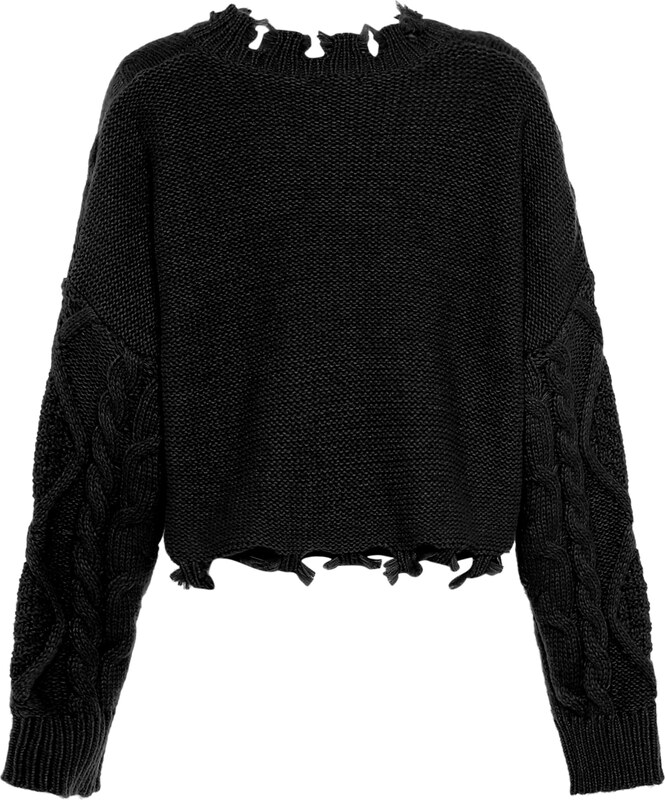 MYMO Pulóver fekete