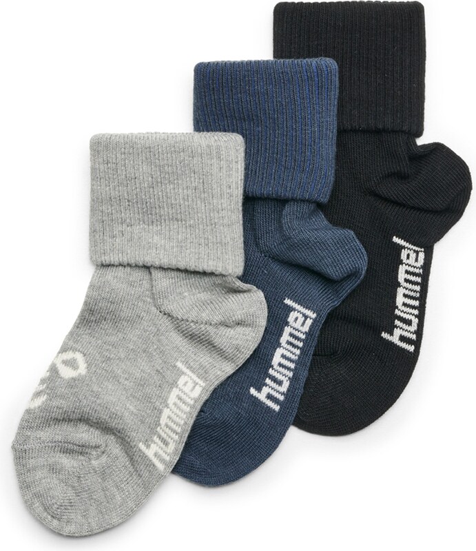 Hummel Zokni 'Sora' tengerészkék / szürke melír / fekete / fehér