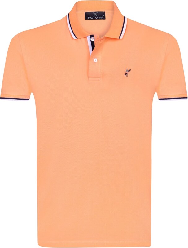 Jacey Quinn Póló őszibarack / fekete / fehér