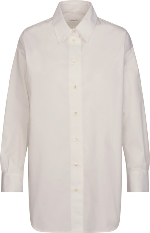 SEIDENSTICKER Blúz 'Schwarze Rose' fehér