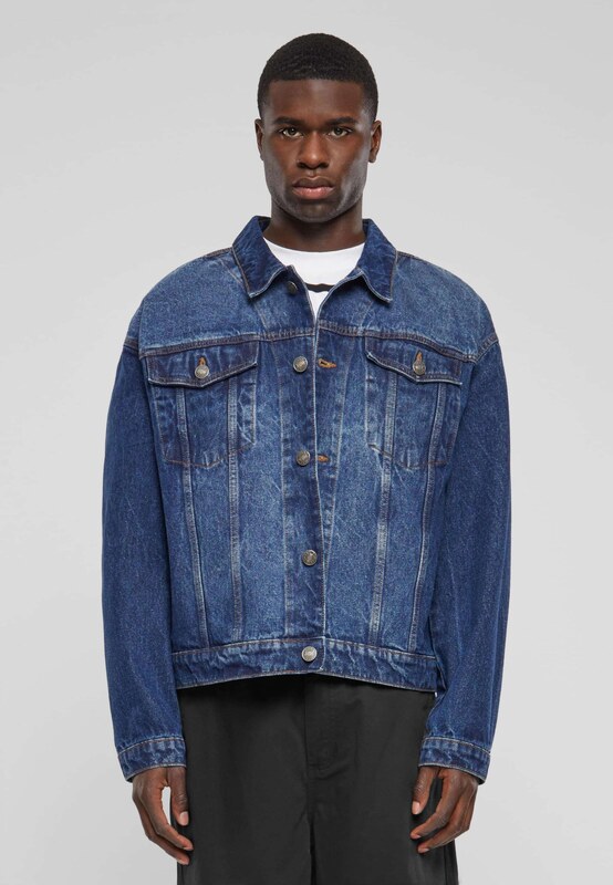 Urban Classics Átmeneti dzseki kék farmer