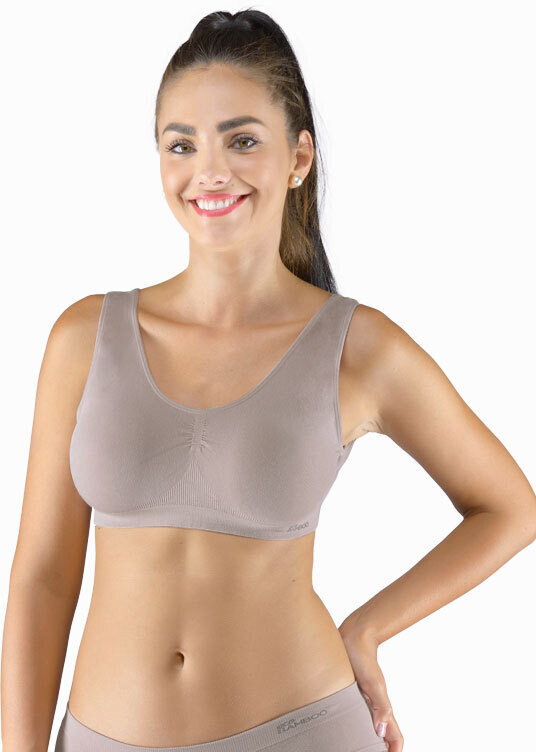 Glara Bamboo bra with wide straps
