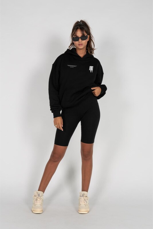 MJ Gonzales Tréning póló 'Metamorphose V.2' lila / fekete / fehér