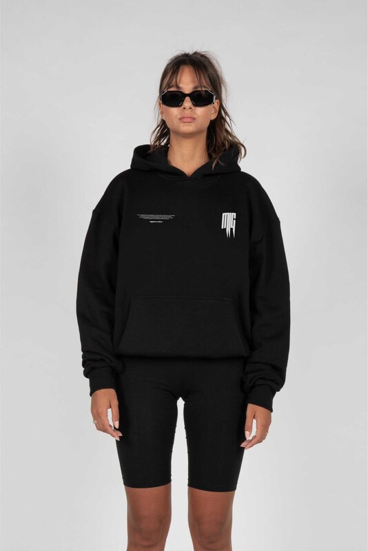 MJ Gonzales Tréning póló 'Metamorphose V.2' lila / fekete / fehér