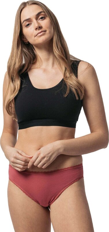 SNOCKS Slip mályva / borvörös / fekete