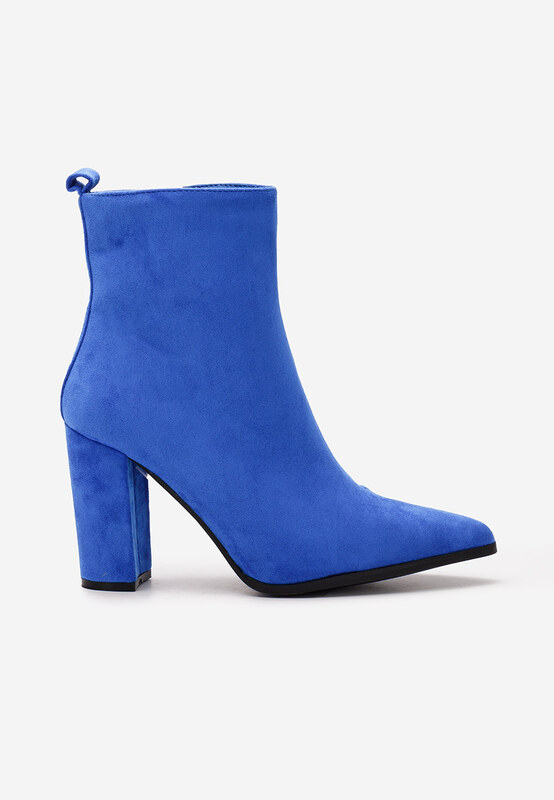 Zapatos Adalina v2 kék magassarkú bokacsizma