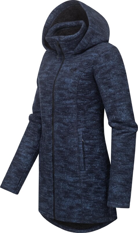 Ragwear Kardigán 'Leysha' tengerészkék / fekete