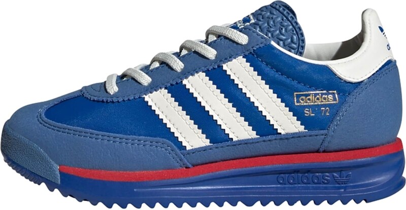 ADIDAS ORIGINALS Sportcipő 'SL 72 RS' kék / arany / piros / fehér