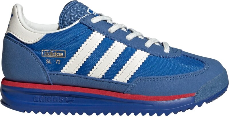 ADIDAS ORIGINALS Sportcipő 'SL 72 RS' kék / arany / piros / fehér
