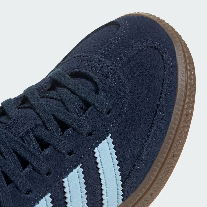 ADIDAS ORIGINALS Sportcipő 'Handball Spezial' tengerészkék / világoskék / barna / arany