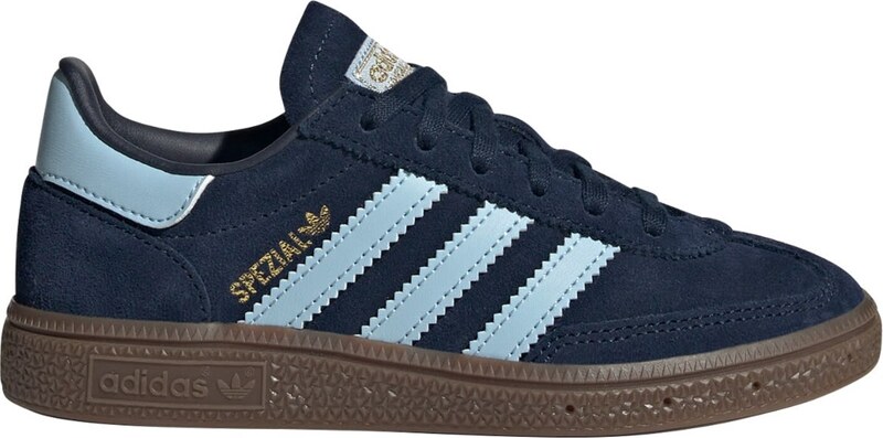 ADIDAS ORIGINALS Sportcipő 'Handball Spezial' tengerészkék / világoskék / barna / arany