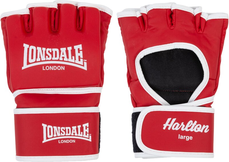 LONSDALE Sportkesztyűk 'Harlton' piros / fehér
