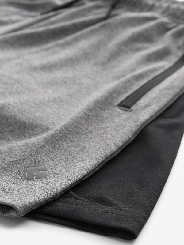 Next Nadrág szürke melír / fekete