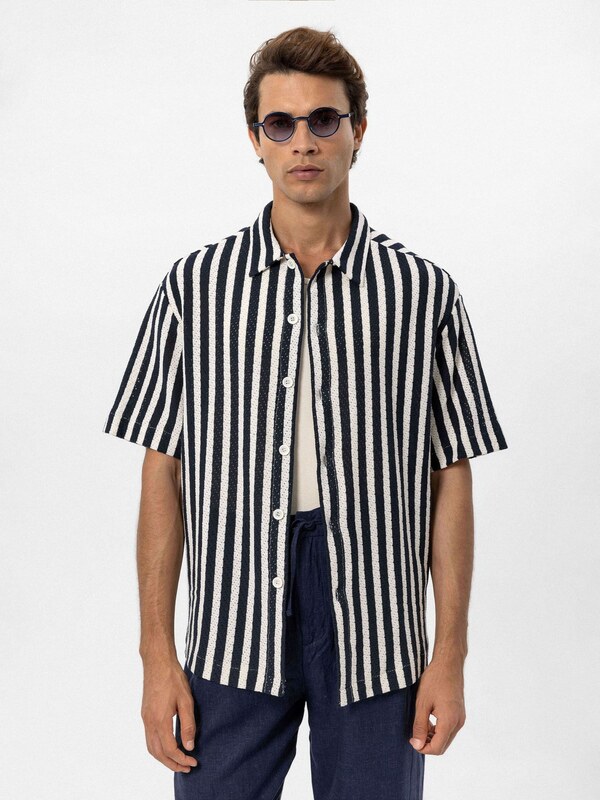 Antioch Ing éjkék / fehér