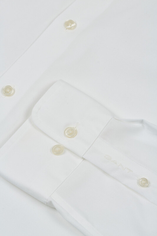 ING GANT SLIM STRETCH POPLIN SHIRT WHITE