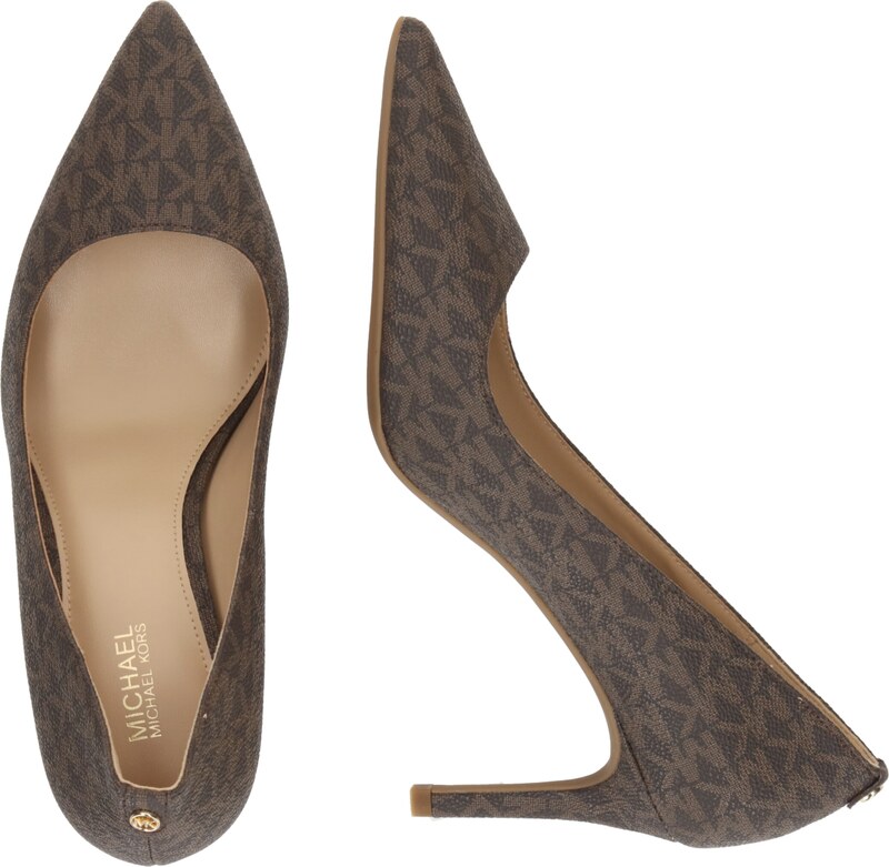 MICHAEL Michael Kors Körömcipők 'ALINA' barna / sötét barna