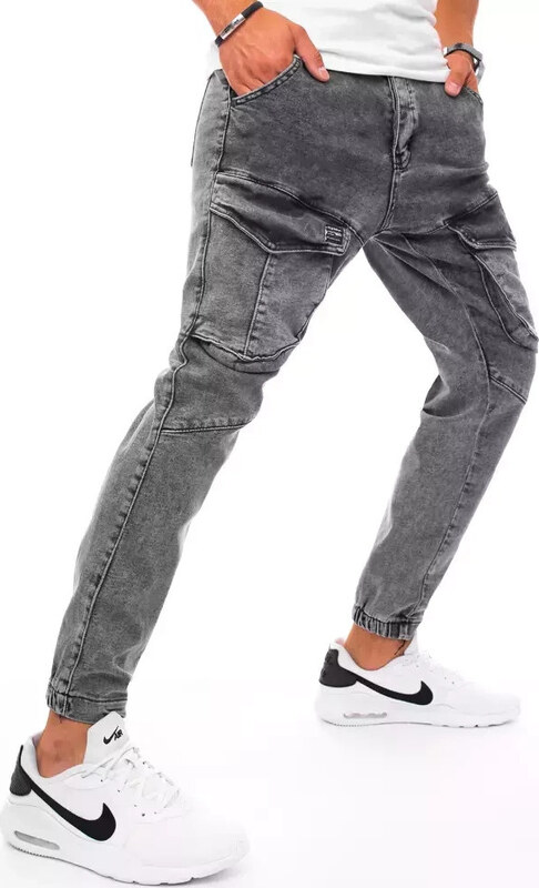 BASIC Világosszürke farmer zsebekkel UX3275