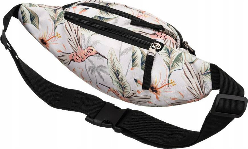 Rovicky krémszínű övtáska trópusi mintával R-WB26