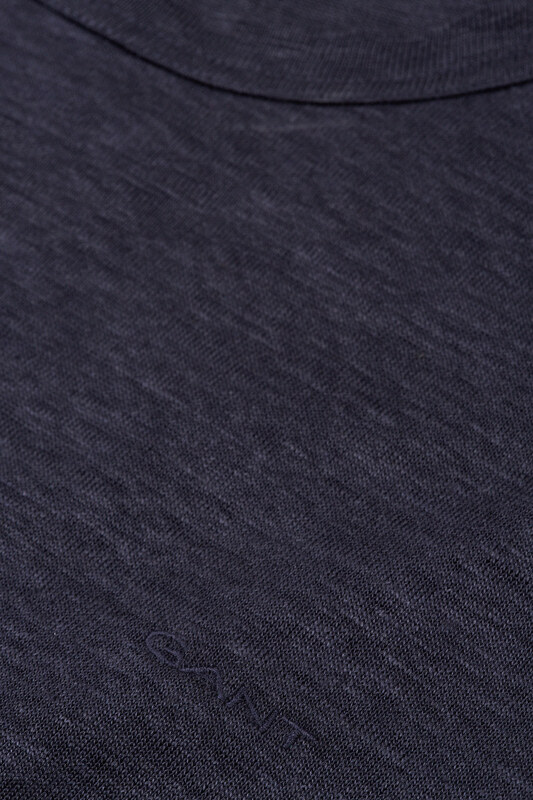 PÓLÓ GANT LINEN SS TSHIRT EVENING BLUE