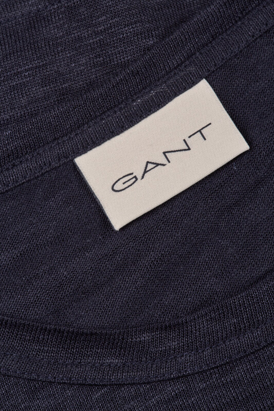PÓLÓ GANT LINEN SS TSHIRT EVENING BLUE