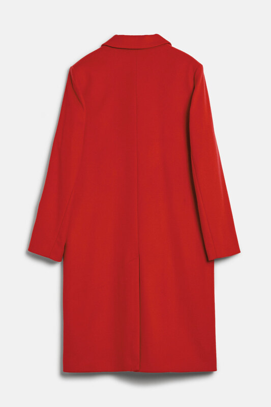 KABÁT GANT CLASSIC TAILORED WOOL COAT RUBY RED