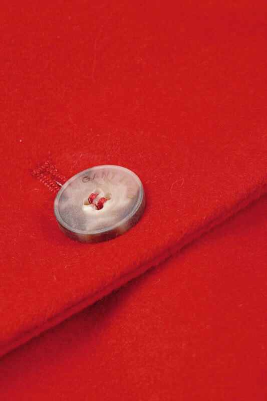 KABÁT GANT CLASSIC TAILORED WOOL COAT RUBY RED